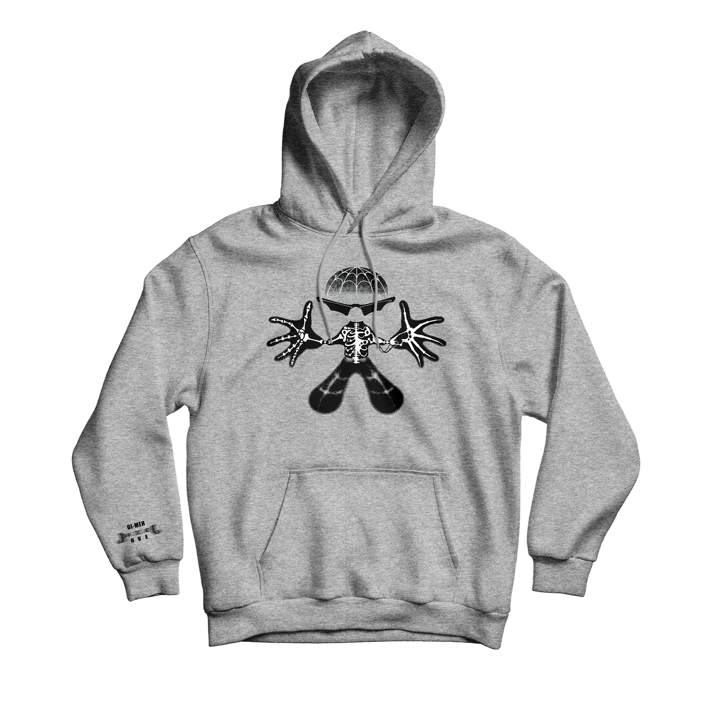 HOODIE PIXEL GRIS